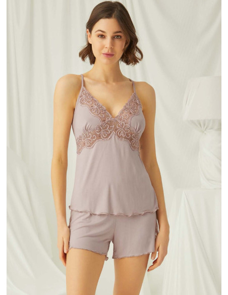 Monamise 19176 Shorts Homewear Set (L) — wholesale from Turkey