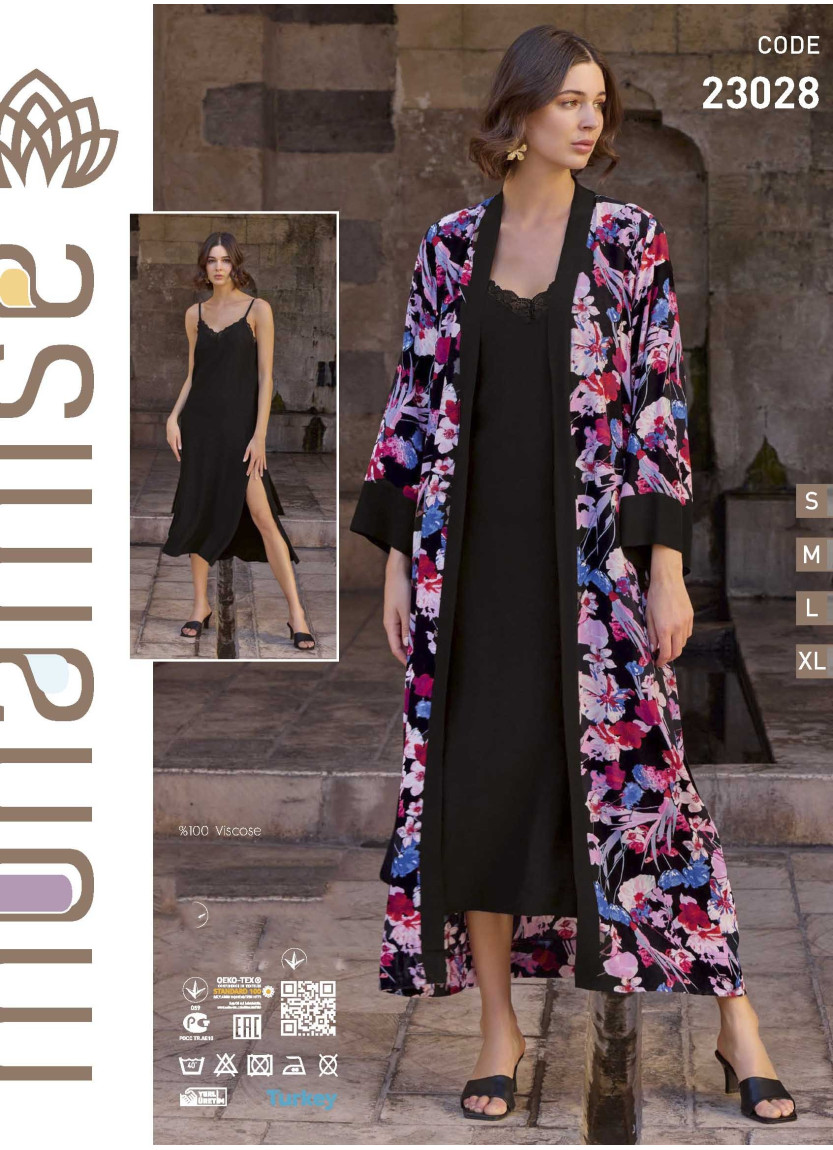 Monamise 23028 Robe Set (S+M) — wholesale from Turkey