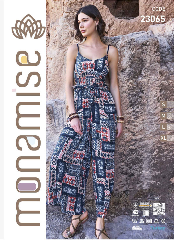 Комбинезон (S+M+L+XL) MONAMISE Monamise 23065 — оптом от турецкой фабрики