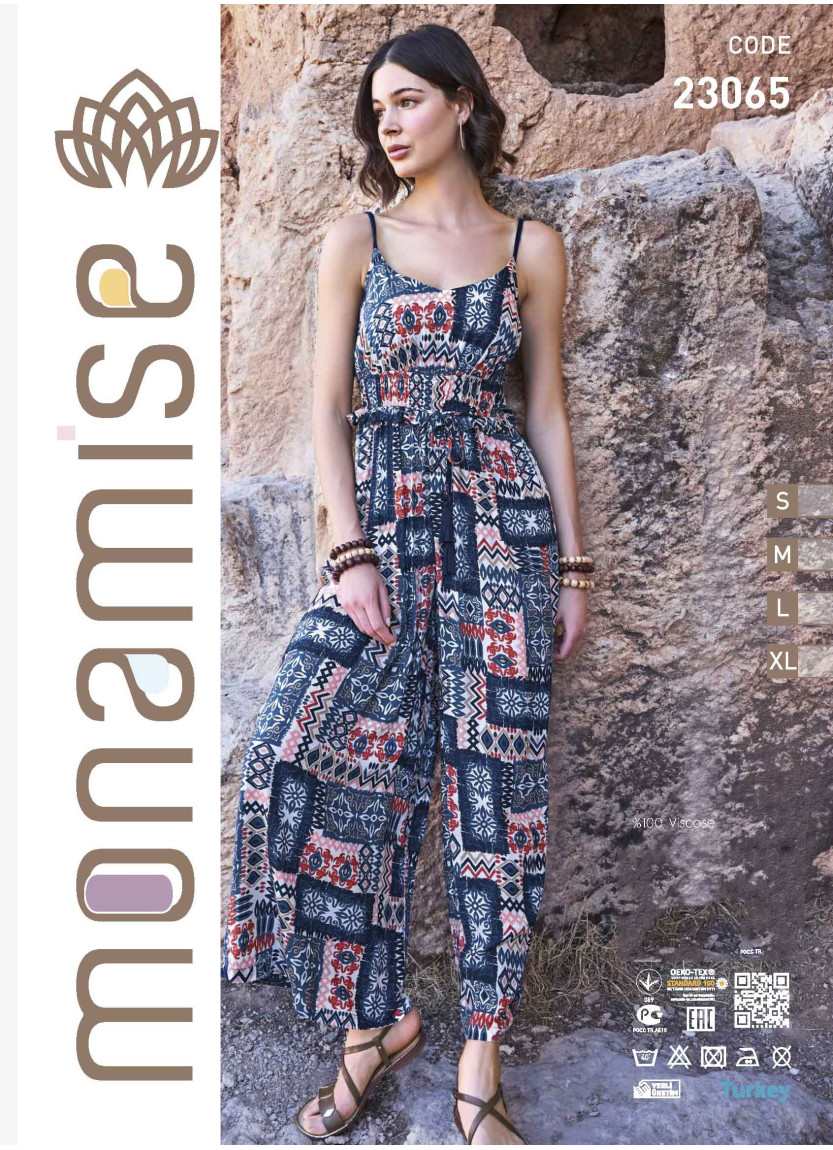 Комбинезон (S+M+L+XL) MONAMISE Monamise 23065 — оптом от турецкой фабрики