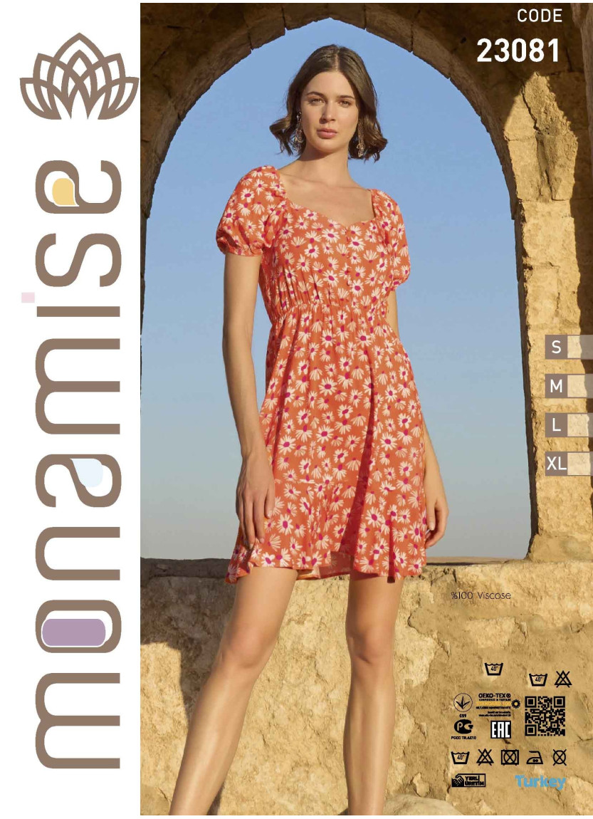 Monamise 23081 Dress (S+M+L+XL) — Istanbul wholesale supplier