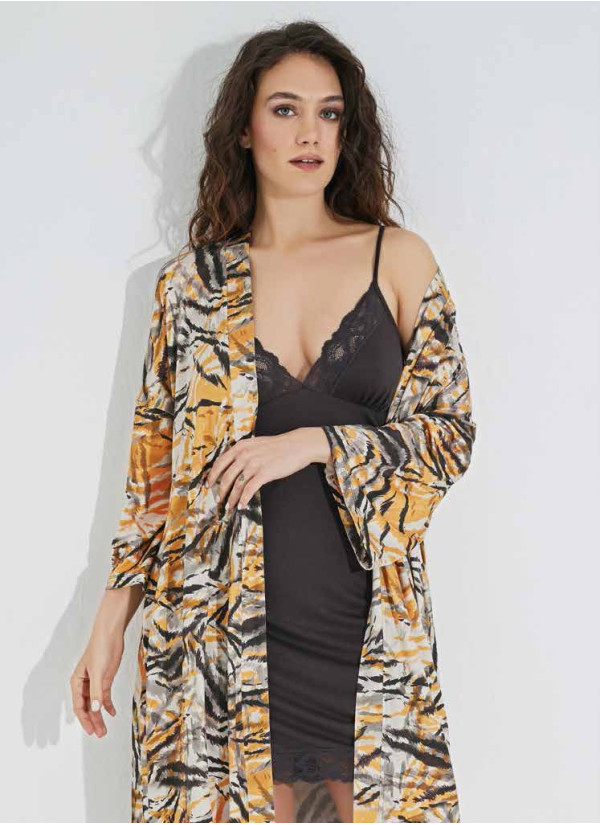 Monamise 23102 Robe Set (S+M+L+XL) — Turkish textile wholesale 2