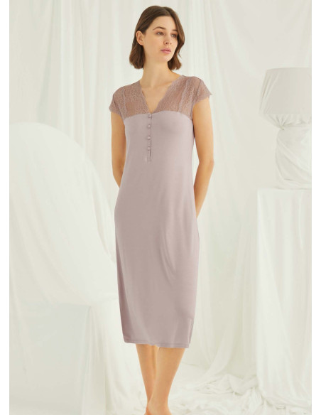 Ночная Сорочка (S+M+L+XL+2XL+3XL) MONAMISE Monamise 18436 — фабричная коллекция оптом