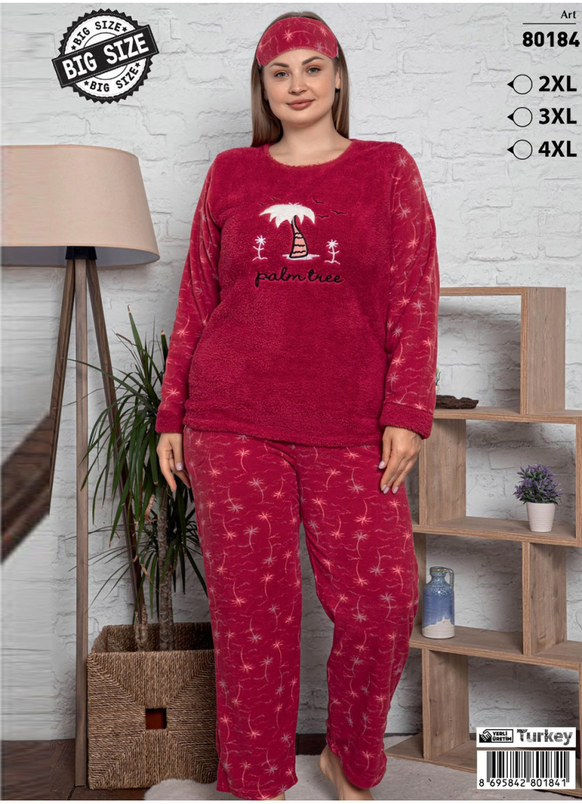 POLAT WPB 80184 Welsoft Women's Pajama Set (2XL+3XL+4XL) — Turkey wholesale collection