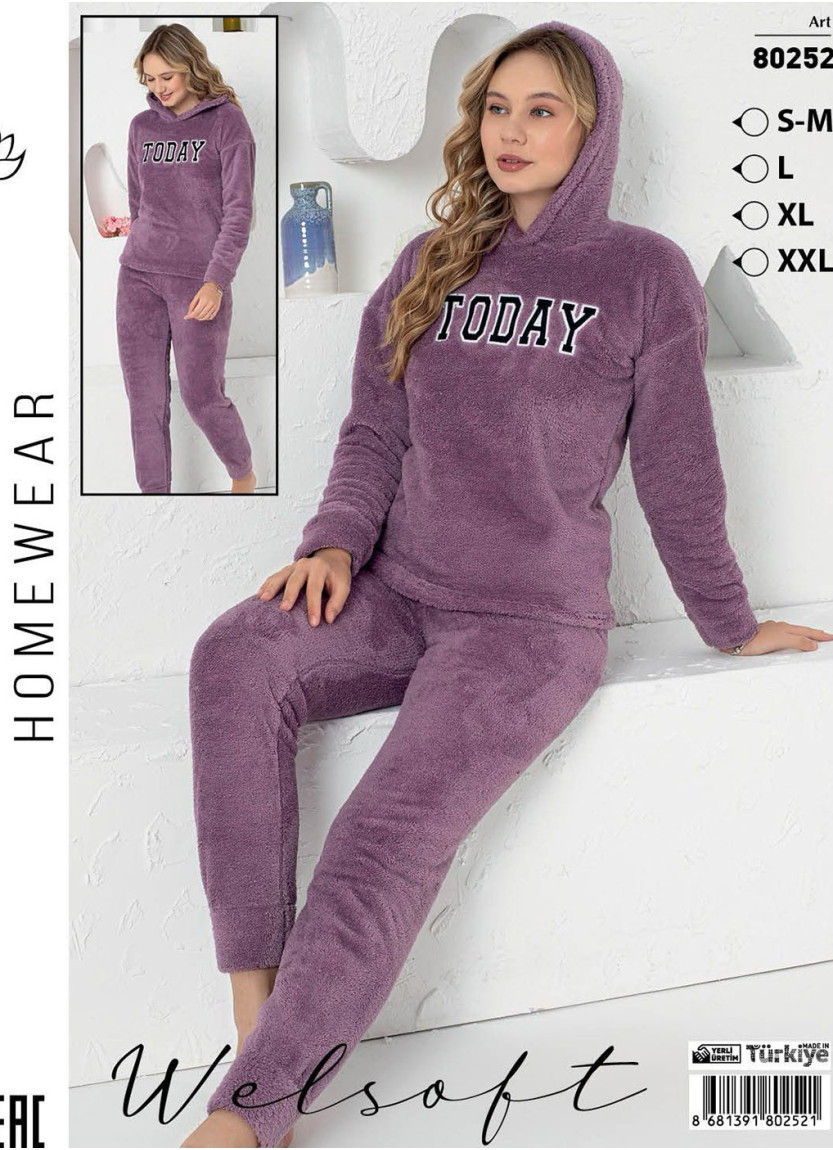 POLAT WLS 80252 Welsoft Women's Pajama Set (S/M+L+XL+XXL) — Turkish factory wholesale