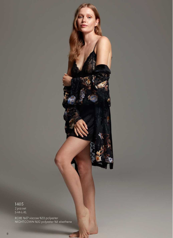 Bonjour Madame 1405 Women's Robe — Istanbul wholesale supplier