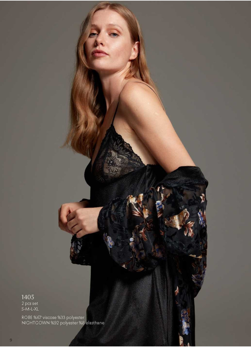 Bonjour Madame 1405 Women's Robe — Turkey wholesale collection