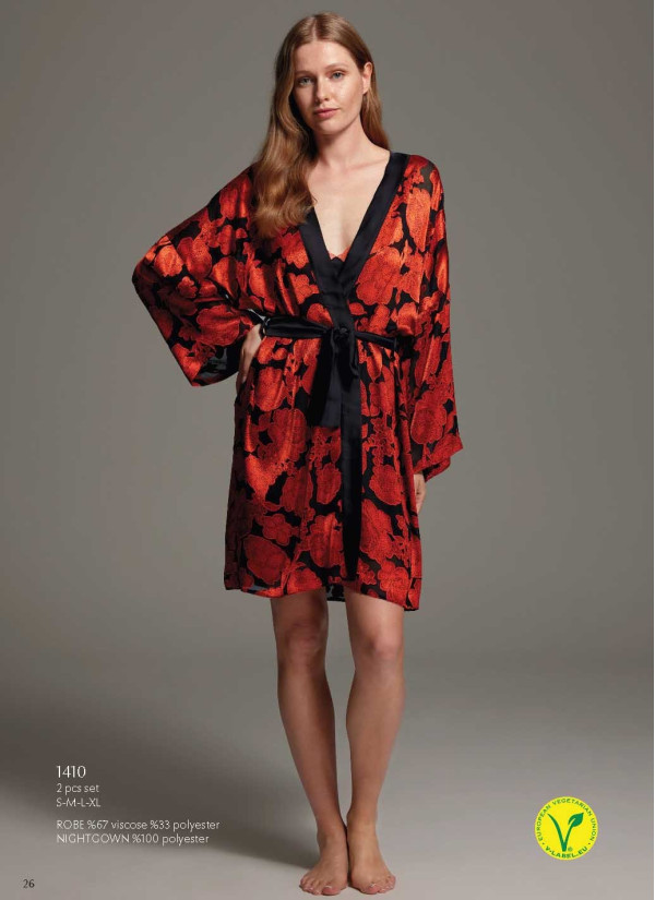 Bonjour Madame 1410 Women's Robe — direct Turkish factory supply