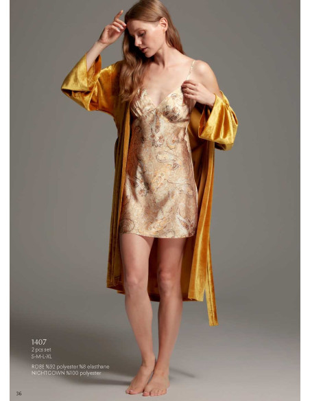 Bonjour Madame 1407 Women's Robe — Istanbul wholesale supplier