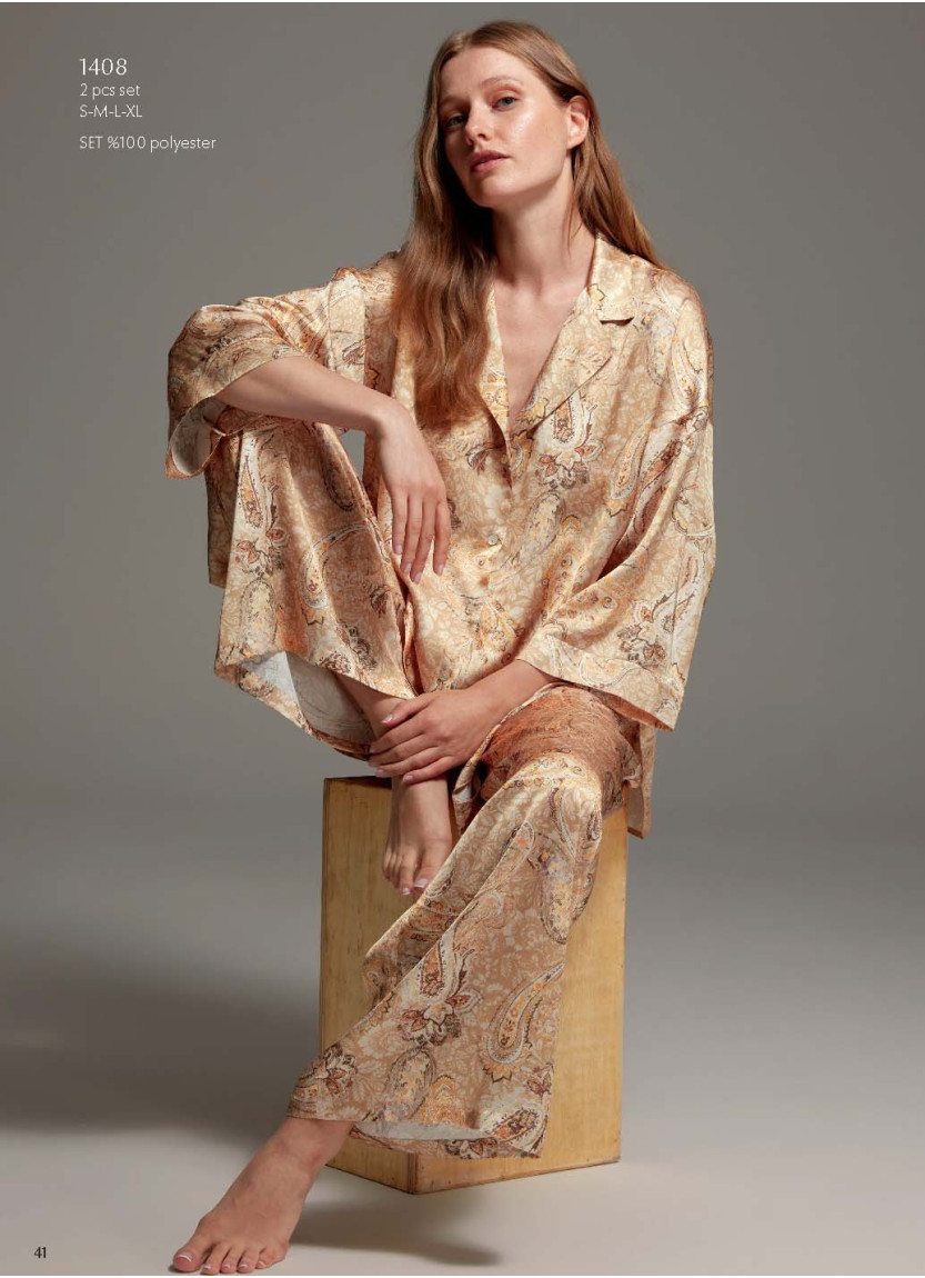 Bonjour Madame 1408 Pants Homewear Set — Istanbul wholesale supplier