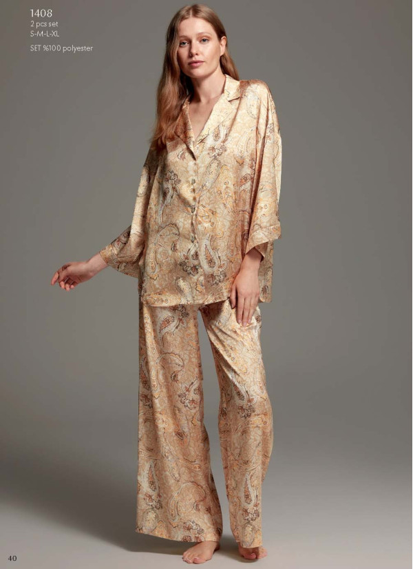 Bonjour Madame 1408 Pants Homewear Set — Istanbul wholesale supplier 2