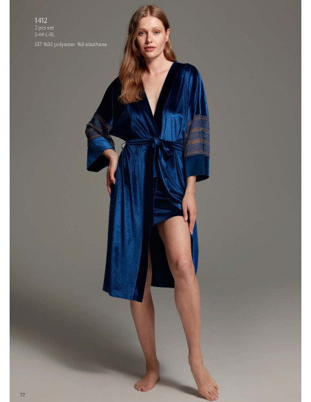 Bonjour Madame 1412 Women's Robe — direct Turkish factory supply