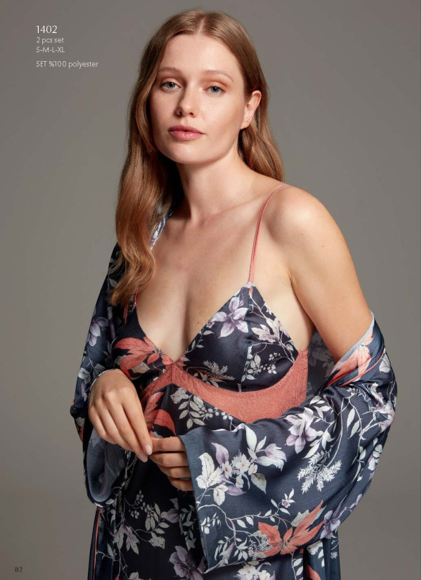 Bonjour Madame 1402 Women's Robe — Turkish textile wholesale 2