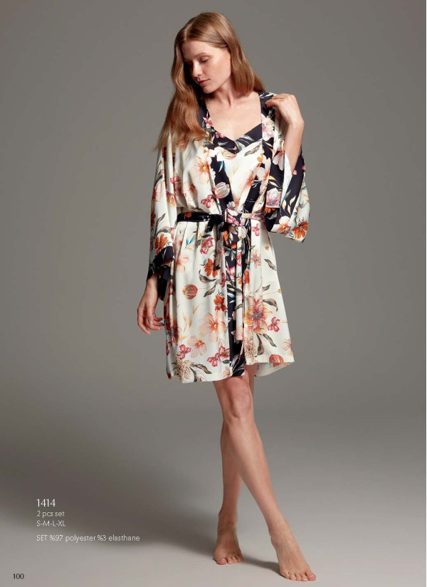 Bonjour Madame 1414 Women's Robe — direct Turkish factory supply