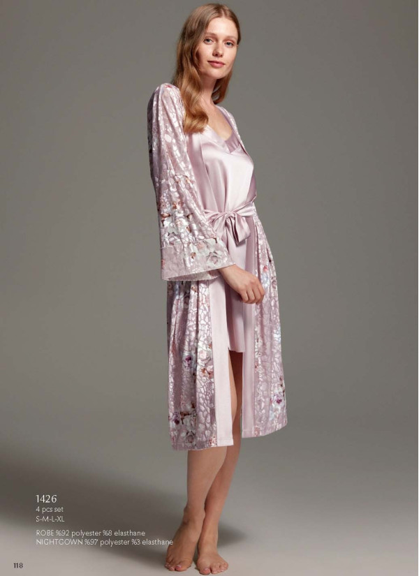 Bonjour Madame 1426 Pants Homewear Set — factory-direct from Turkey