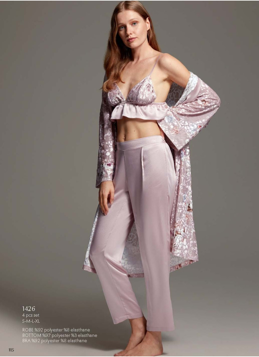 Bonjour Madame 1426 Pants Homewear Set — wholesale from Turkey