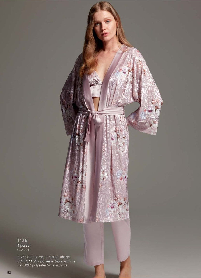 Bonjour Madame 1426 Pants Homewear Set — direct Turkish factory supply