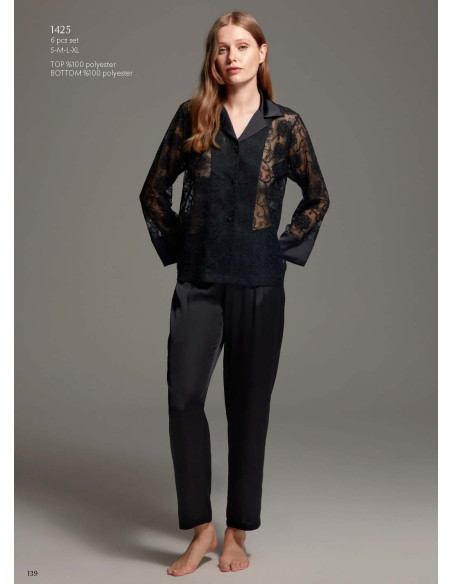 Bonjour Madame 1425 Pants Homewear Set — Istanbul wholesale supplier