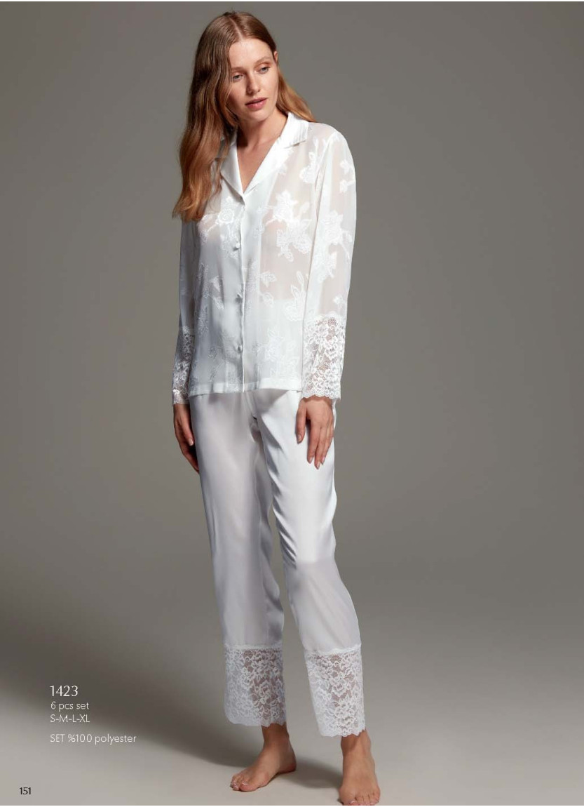 Bonjour Madame 1423 Pants Homewear Set — Istanbul wholesale supplier