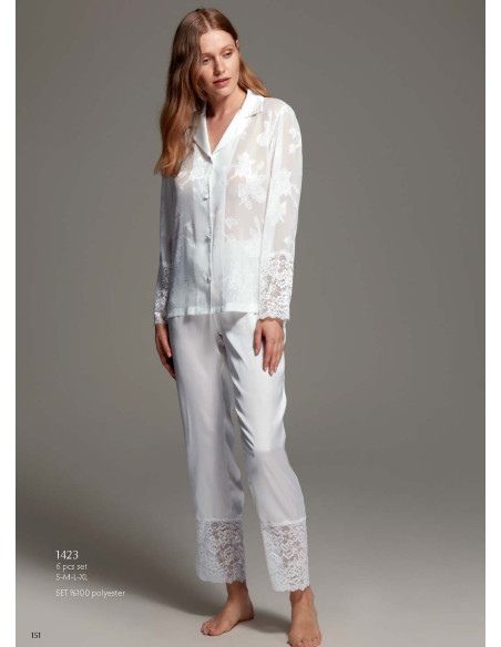 Bonjour Madame 1423 Pants Homewear Set — Istanbul wholesale supplier