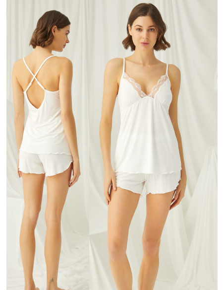 Monamise 19173 Shorts Homewear Set (S+M+L+XL+2XL) — Turkish factory wholesale