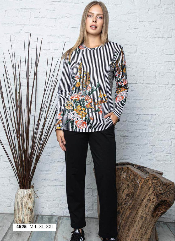 FA 4525 Pants Homewear Set (M+L+XL+XXL) — wholesale for boutiques