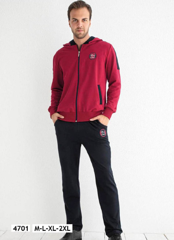 Мужской Комплект с Брюками (M+L+XL+2XL) Free Angel FA 4701 — купить оптом из Турции