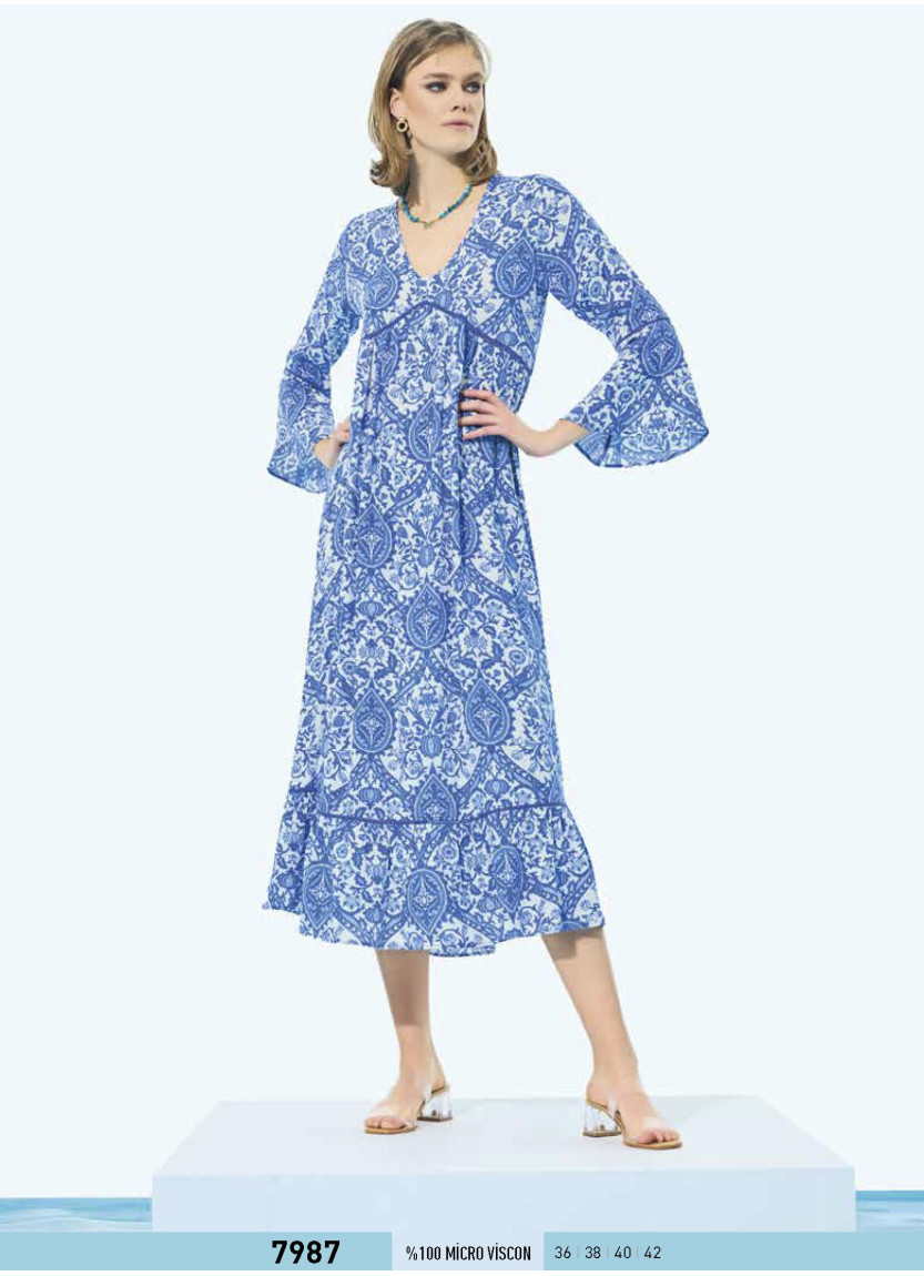 IBIZA 7987 Dress (S+M+L+XL) — Istanbul wholesale supplier