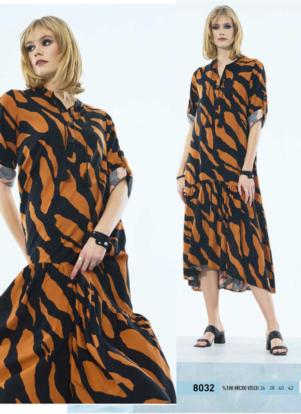 IBIZA 8032 Dress (S+M+L+XL) — factory-direct from Turkey