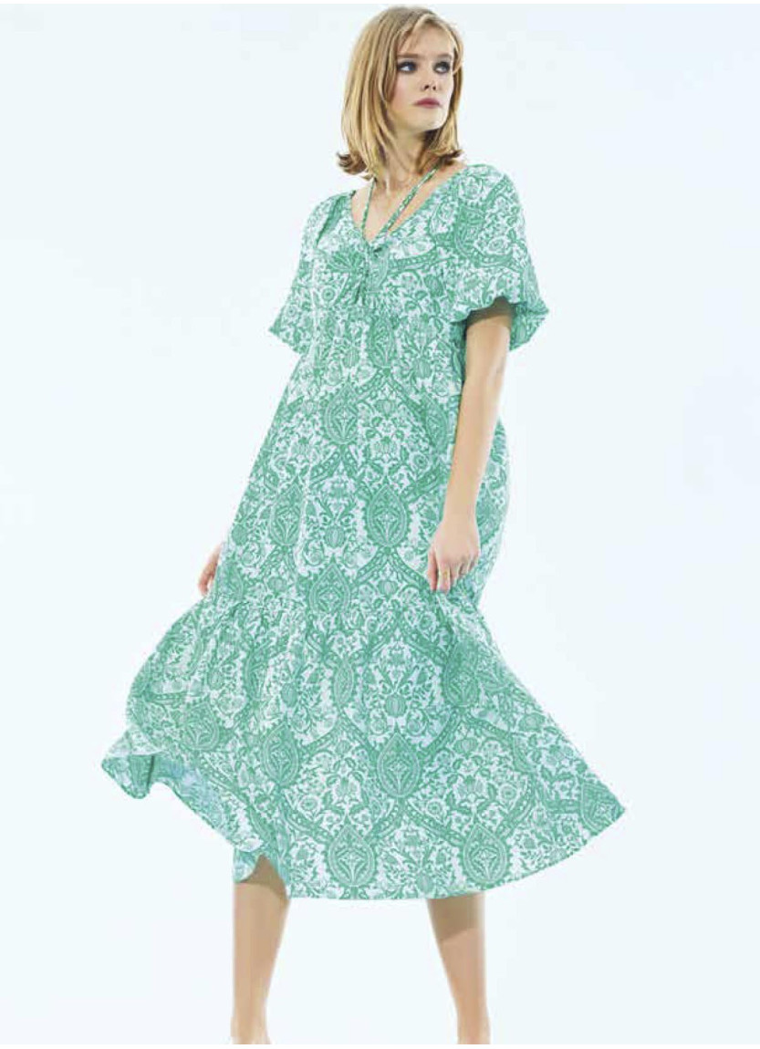 Платье (S+M+L+XL) IBIZA IBIZA 8122 — купить оптом из Турции