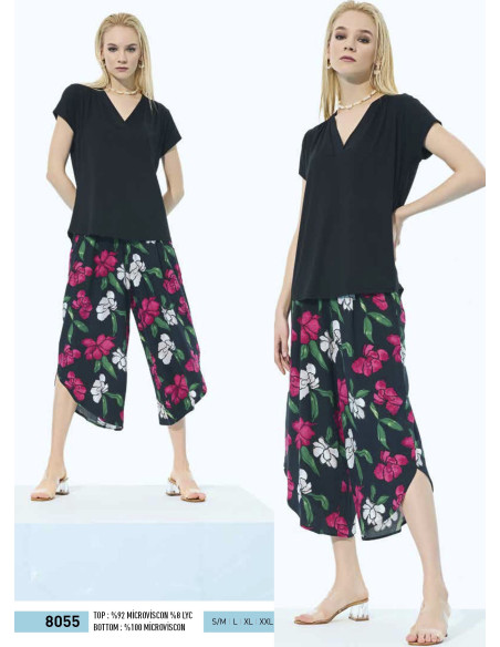 IBIZA 8055 Pants Homewear Set (S/M+L+XL+XXL) — factory-direct from Turkey