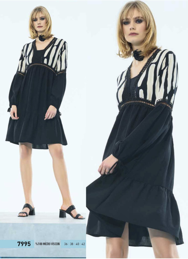IBIZA 7995 Dress (S+M+L+XL) — Istanbul wholesale supplier 2