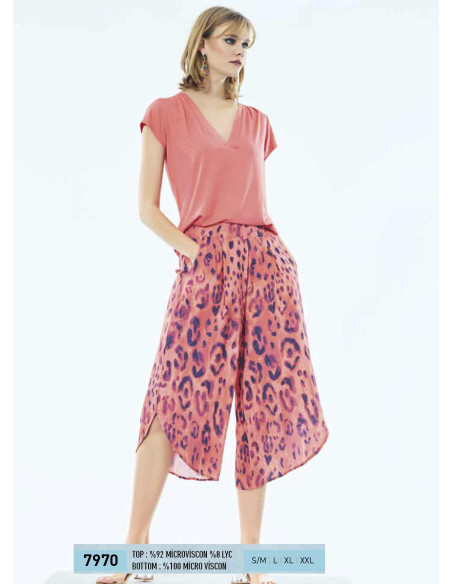 IBIZA 7970 Pants Homewear Set (S/M+L+XL+XXL) — wholesale from Turkey