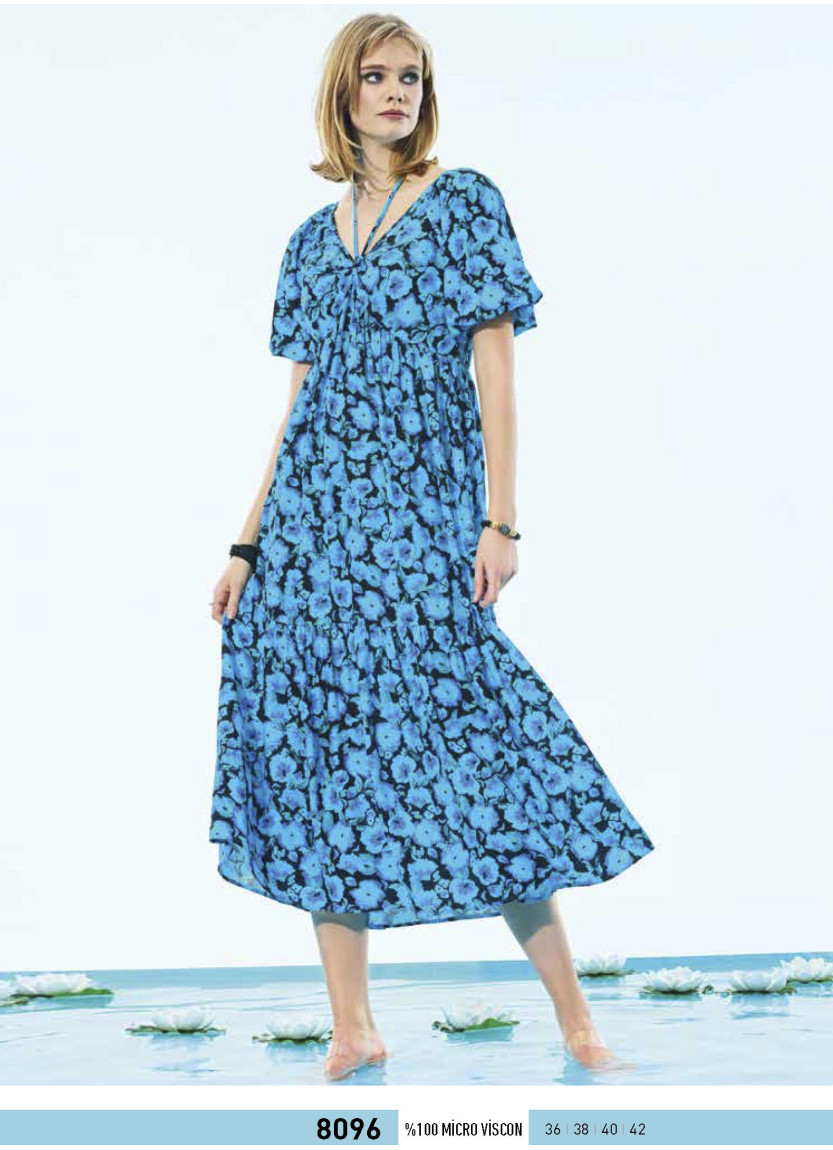 IBIZA 8096 Dress (S+M+L+XL) — factory-direct from Turkey