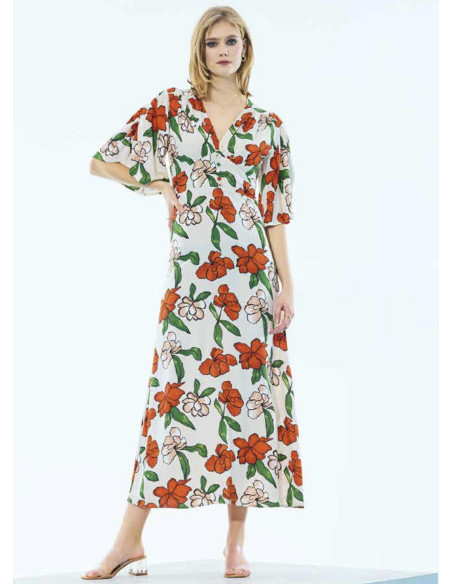 Платье (S+M+L+XL) IBIZA IBIZA 8022 — купить оптом из Турции