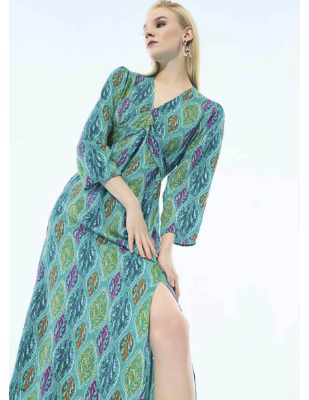 Платье (S+M+L+XL+2XL+3XL+4XL) IBIZA IBIZA 8071 — купить оптом из Турции