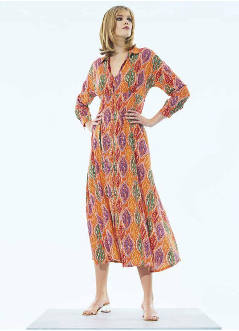 IBIZA 8087 Dress (S+M+L+XL) — Turkish textile wholesale