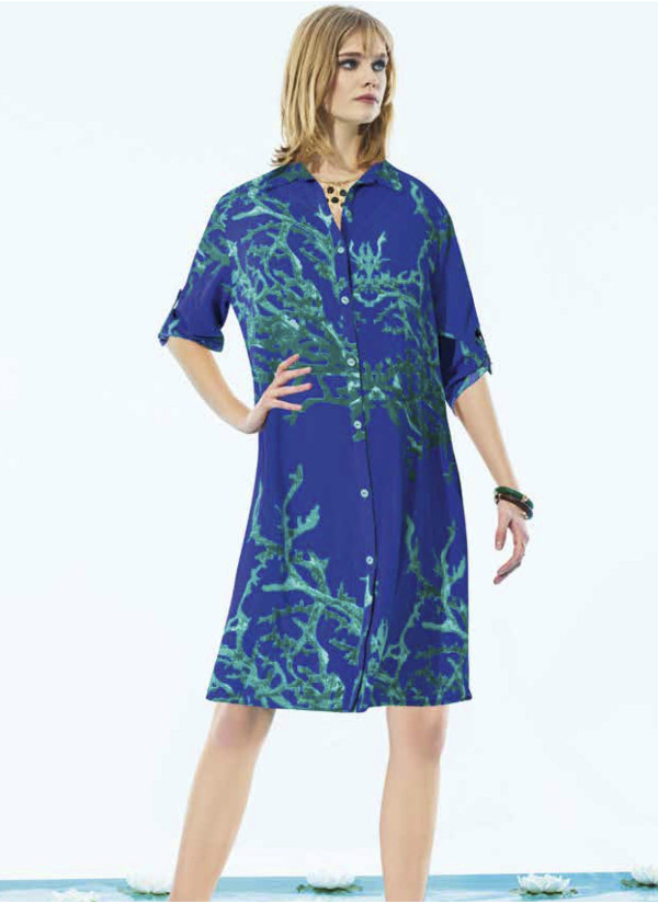 IBIZA 8004 Dress (S+M+L+XL) — Turkish factory wholesale