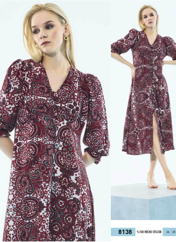 IBIZA 8138 Dress (S+M+L+XL) — Turkey wholesale collection 2