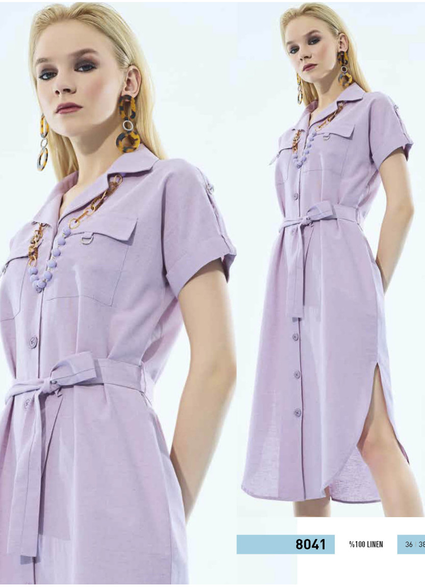 IBIZA 8041 Dress (S+M+L+XL) — Turkish textile wholesale