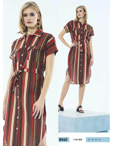 IBIZA 8040 Dress (S+M+L+XL) — Turkey wholesale collection