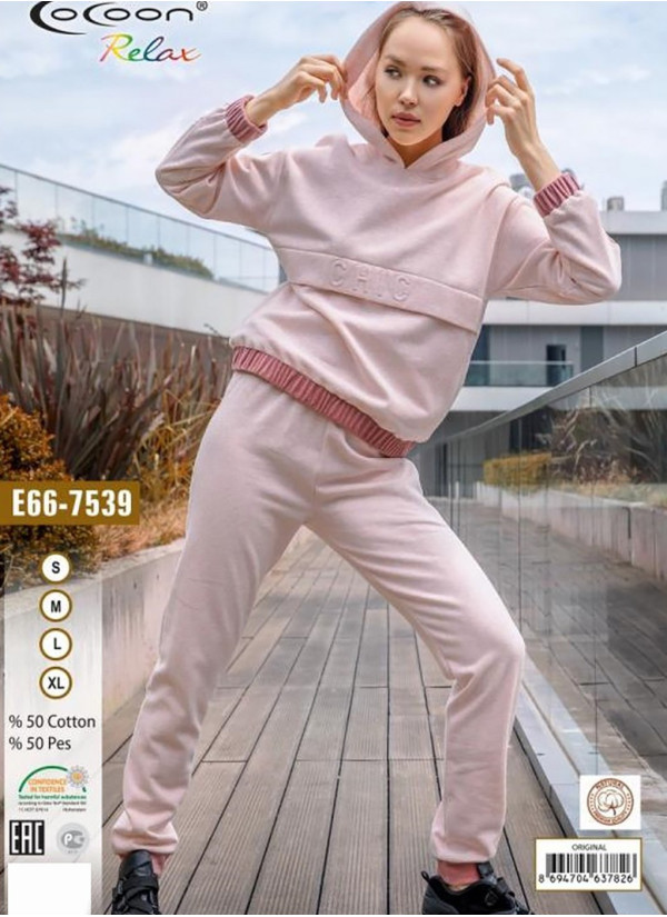 Женский Спортивный Костюм (S+M+L+XL) COCOON Relax CCNE66-7539_ORI — оптовая поставка из Турции