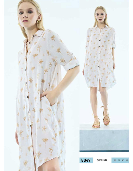 IBIZA 8049 Dress (S+M+L+XL) — factory-direct from Turkey