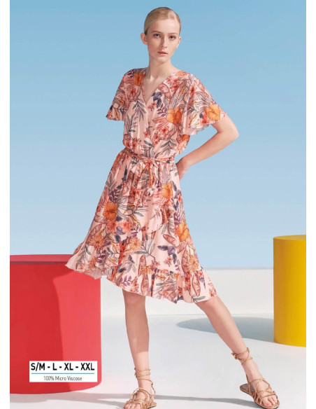 IBIZA 7842 Dress (S/M+L+XL+XXL) — Istanbul wholesale supplier