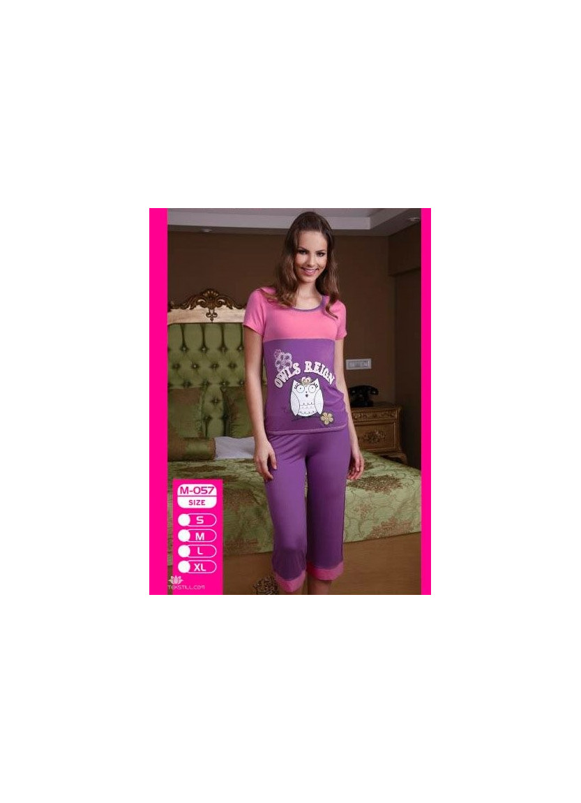 M-057_ORG Capri Homewear Set (S+M+L+XL) — Turkish textile wholesale
