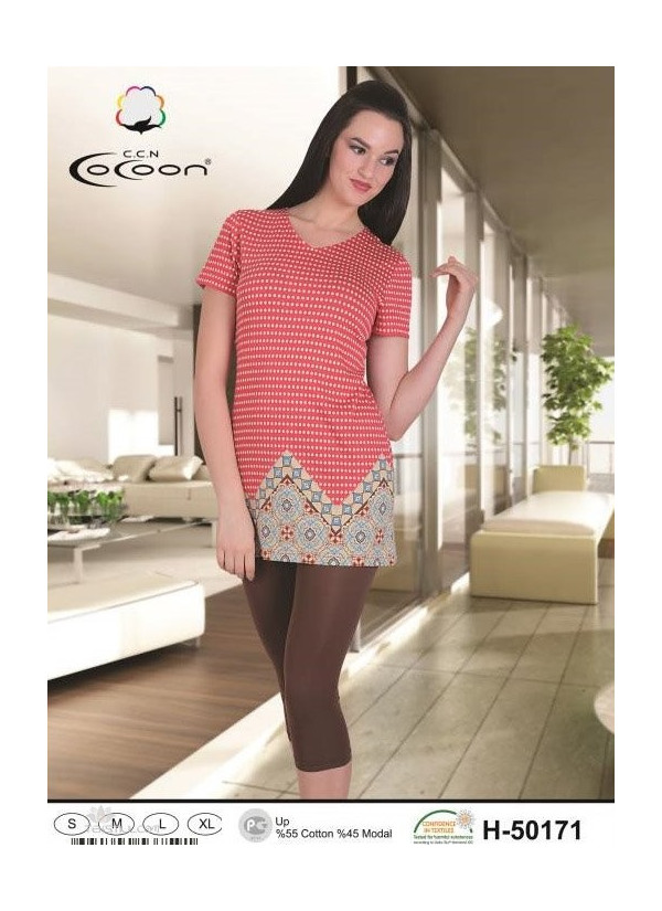 Комплект с Лосинами Modal (S+M+L+XL) COCOON CCNH50171_OJN — оптом от турецкой фабрики