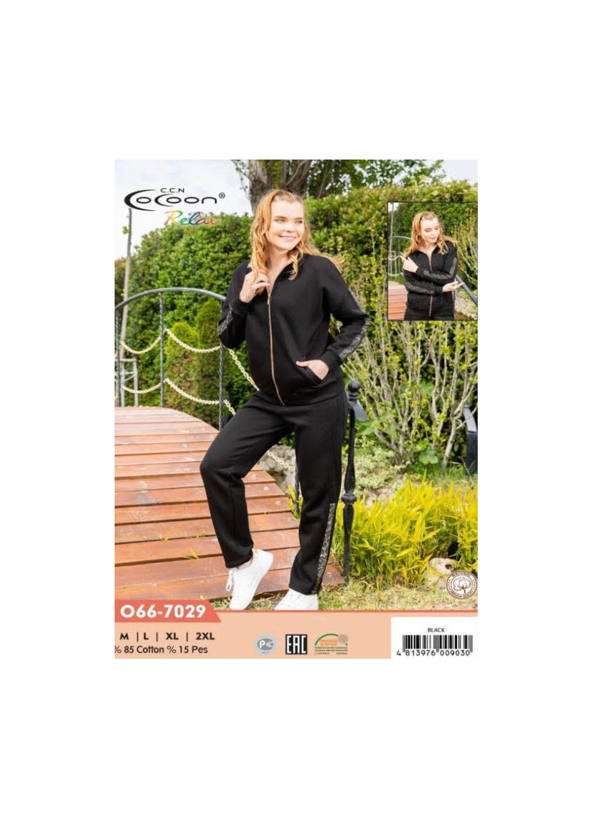 CCNO66-7029_BLA Pants Homewear Set (M+L+XL+XXL) — wholesale from Turkey