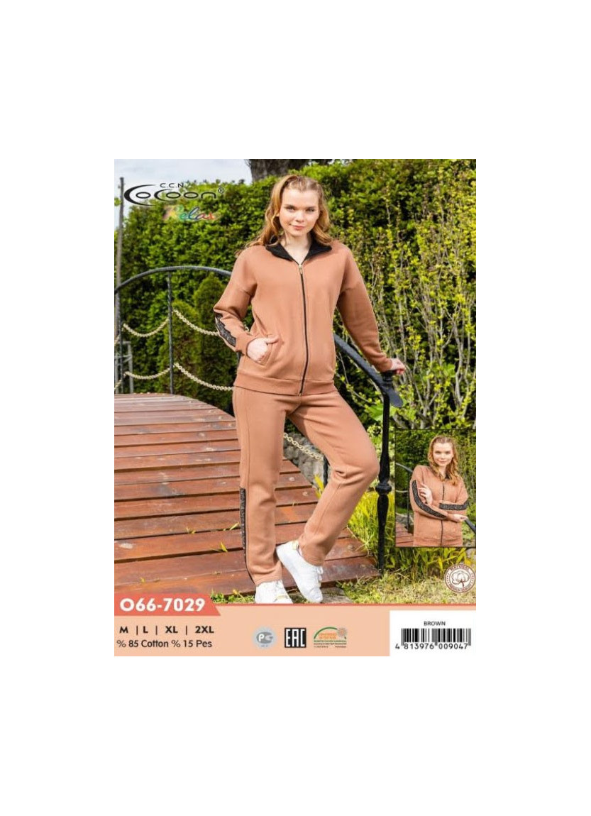 CCNO66-7029_BRW Pants Homewear Set (M+L+XL+XXL) — factory-direct from Turkey