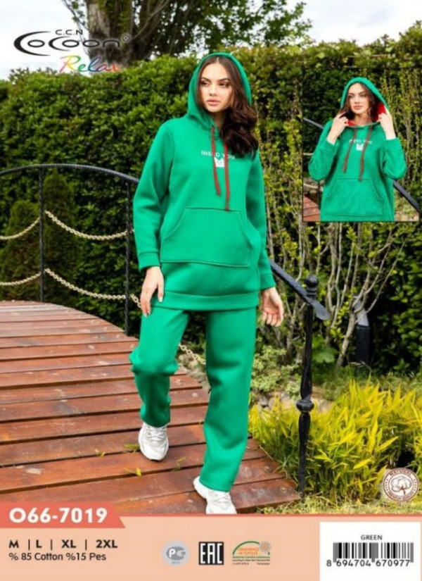 CCNO66-7019_GRN Pants Homewear Set (M+L+XL+XXL) — wholesale for boutiques