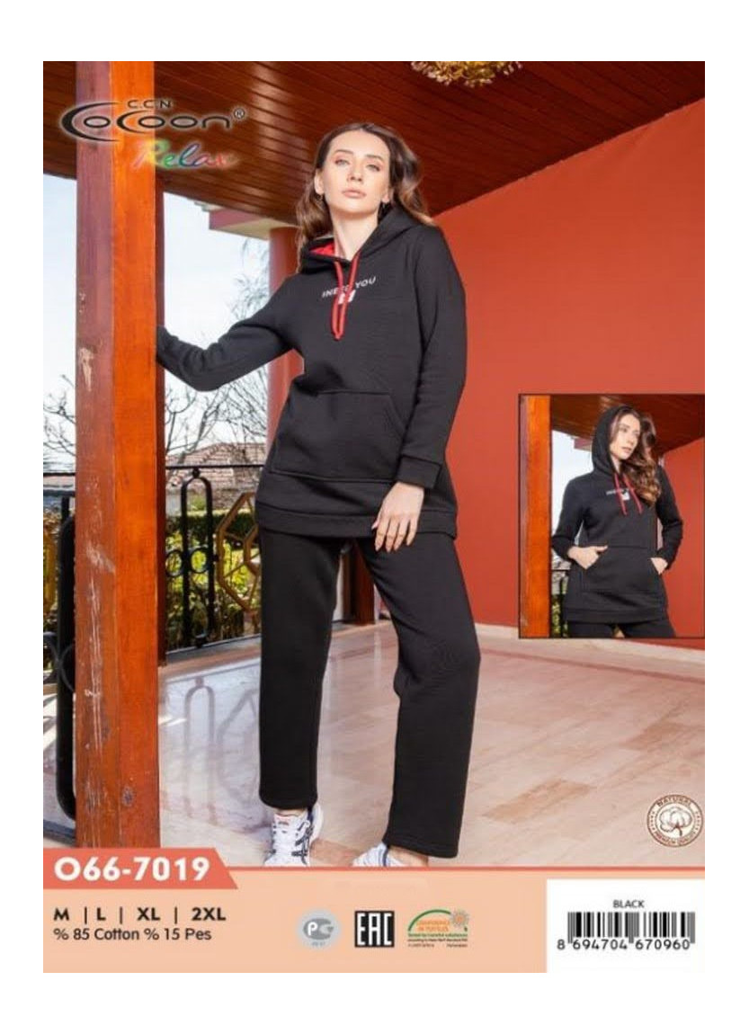 CCNO66-7019_BLK Pants Homewear Set (M+L+XL+XXL) — Turkey wholesale collection